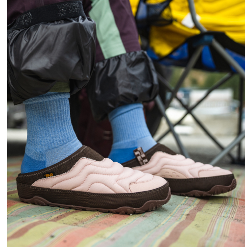 Women's ReEmber Terrain Slip On in Rose Smoke/ Chocolate Brown
