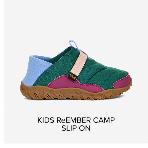 Kids ReEmber Camp Slip on in Aventurine Multi
