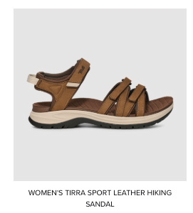 Women's Tirra Sport Leather Hiking Sandal in Tan