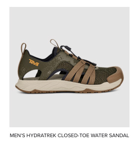 Men's Hydratrek Closed-Toe Water Sandal in Dark Olive/ Breen