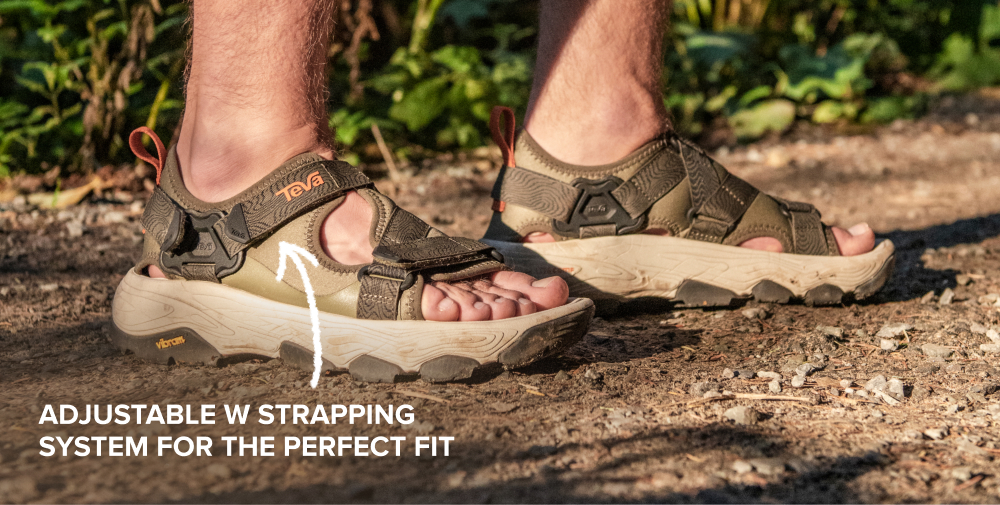 Adjustable w strapping system for the perfect fit