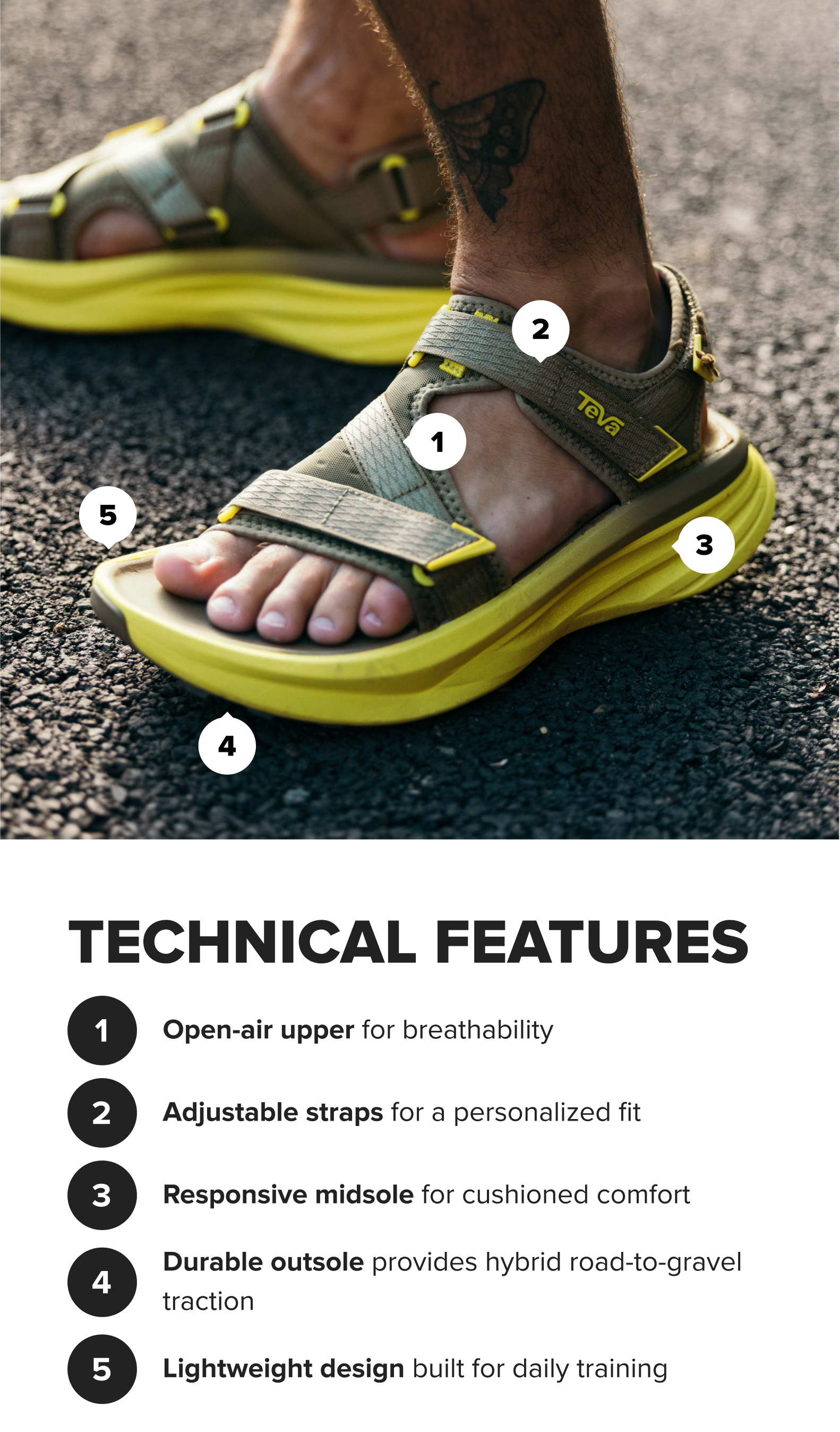 Red Midform Kena Slim Sandal