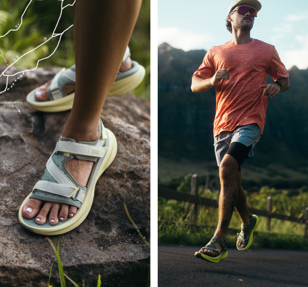 Red Midform Kena Slim Sandal