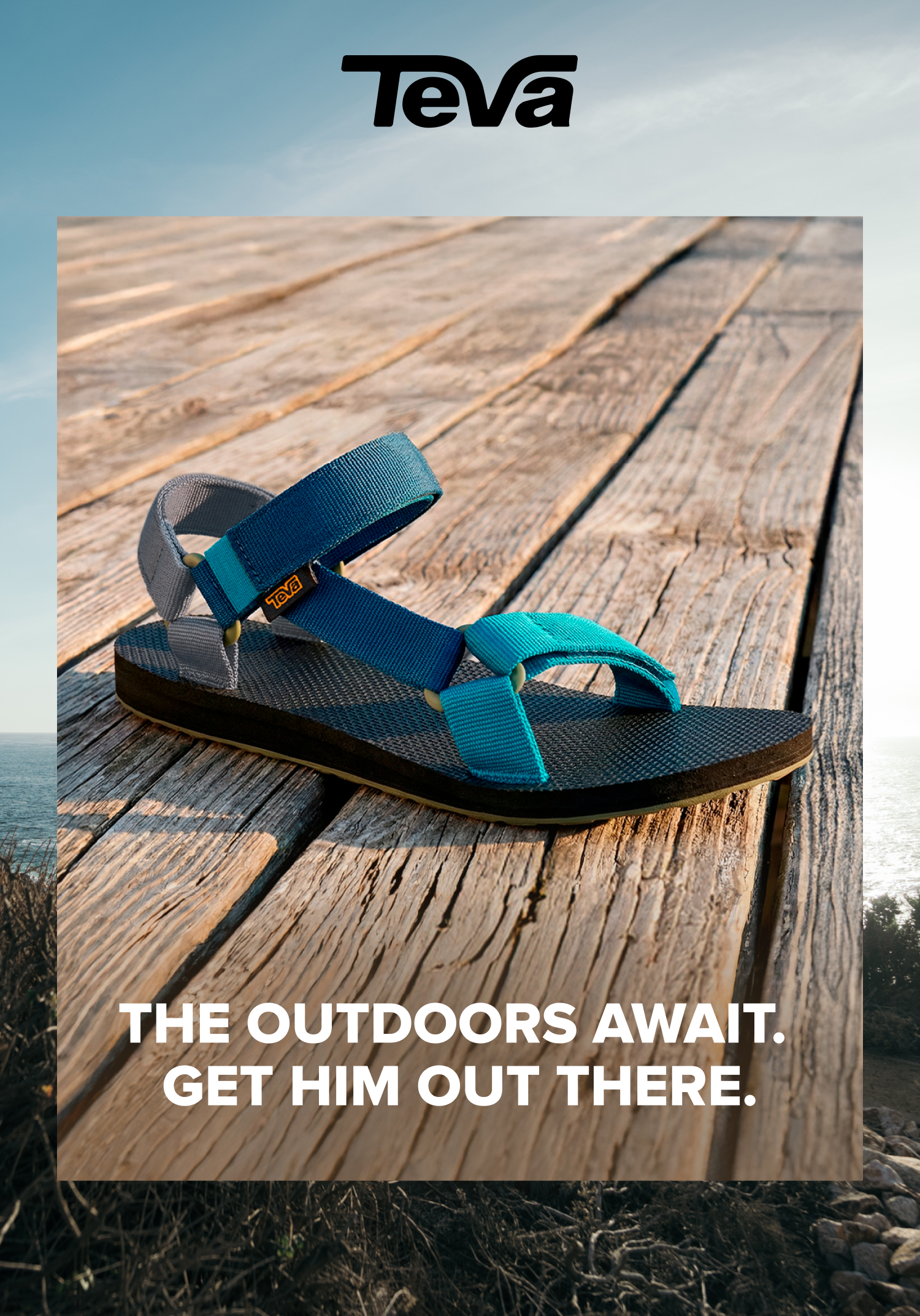 The outdoors await. Get him out there. 