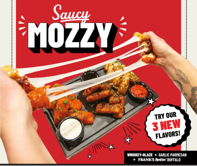 Saucy Mozzy Try our 3 New Flavors