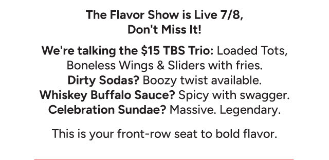 The Flavor Show is Live 7/8, Don't Miss It!