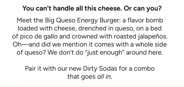You can't handle all this cheese. Or can you? 
