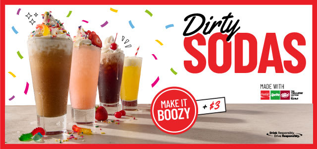 Dirty Sodas - Make it Boozy 