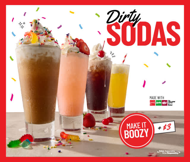 Dirty Sodas, Make It Boozy for $3