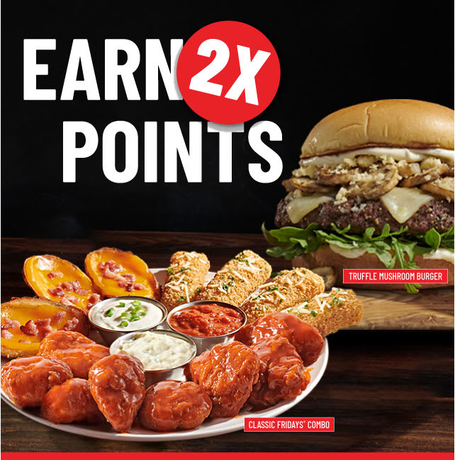 Earn 2X Points