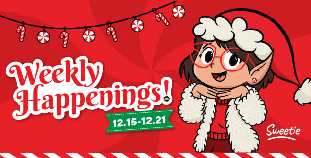 Weekly Happenings - 12/15 to 12/21
