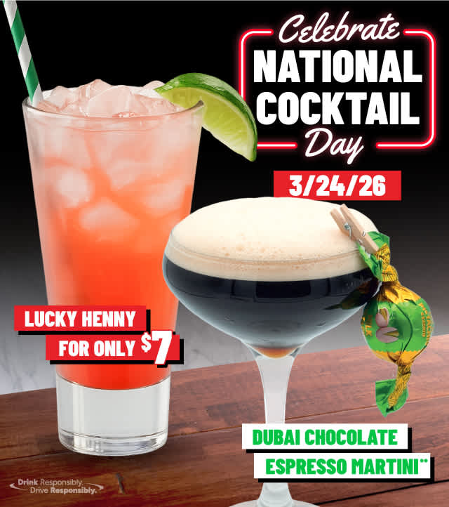 Celebrate National Cocktail Day on 3/24/26