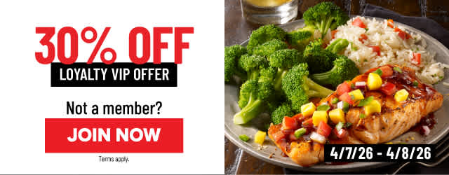 4/7 to 4/7 - 30% Off VIP Loyalty Member Offer