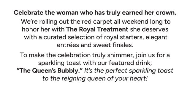 Celebrate the woman who has truly earned her crown.