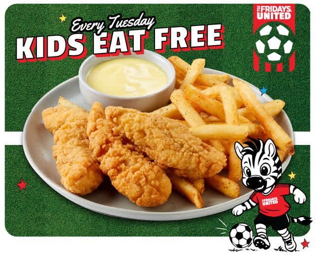 Every Tuesday, Kids Eat Free