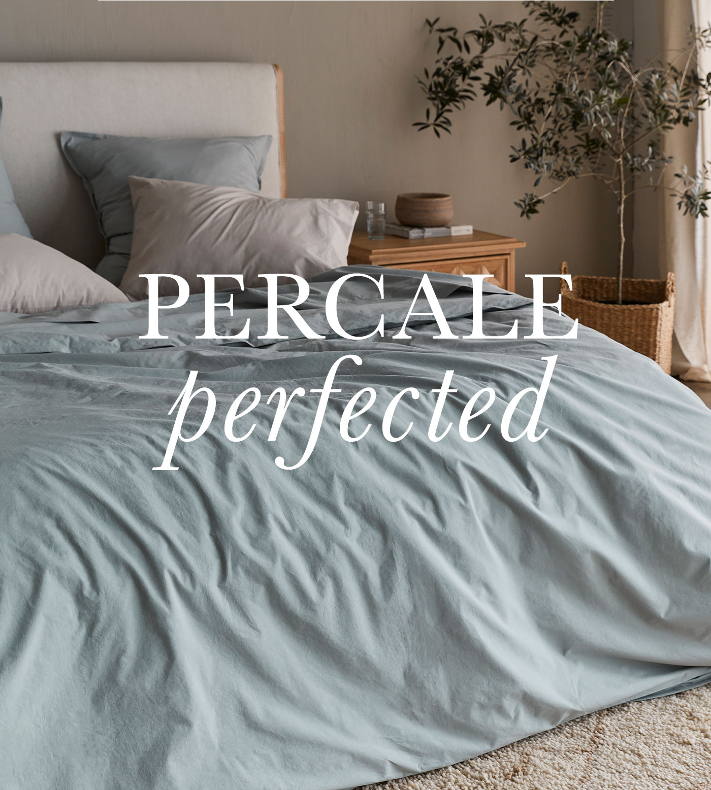 Organic Stonewashed Percale