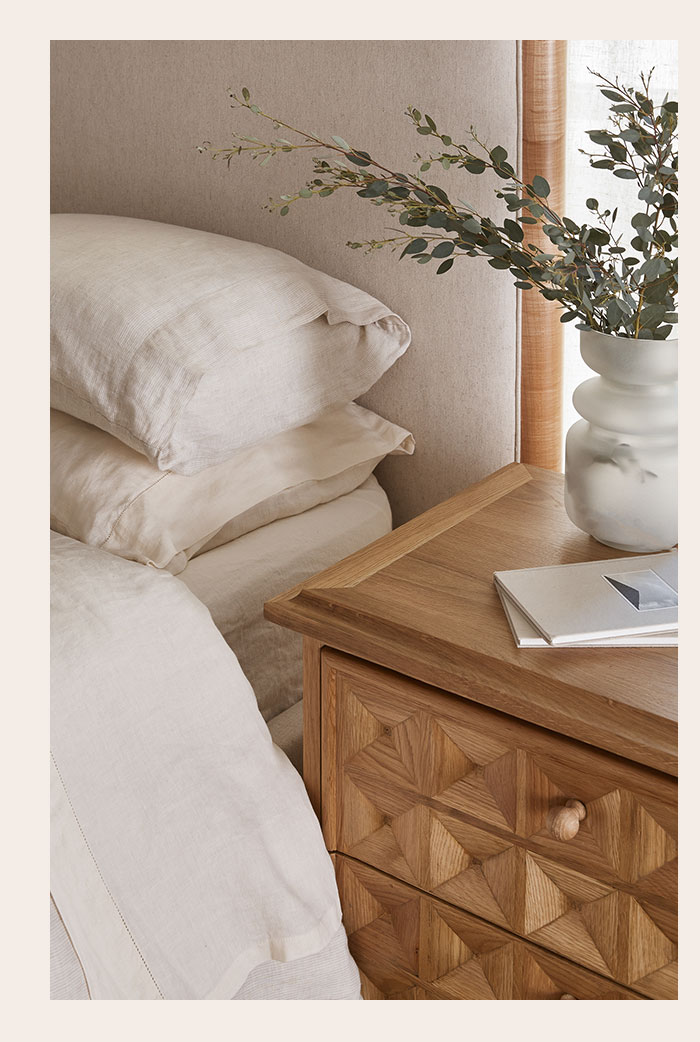 Stonewashed Linen Sheet Set