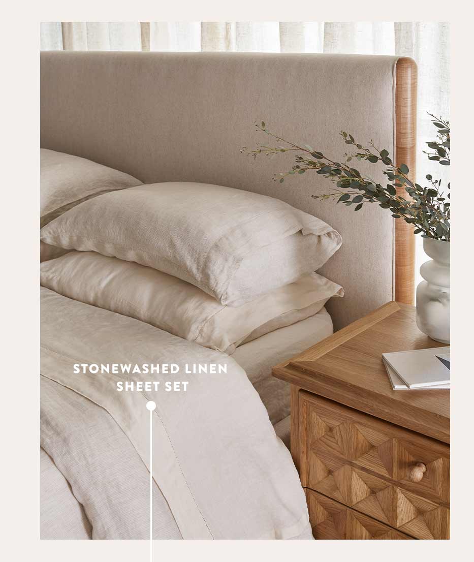 linen sheet set