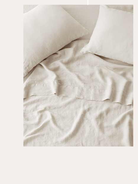 linen sheet set
