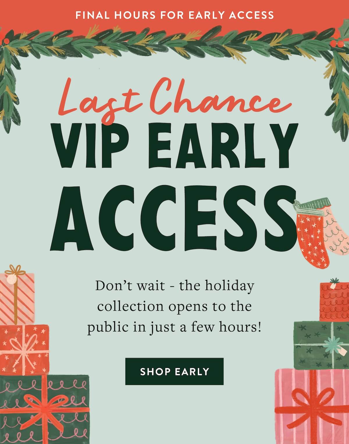 Shop Early