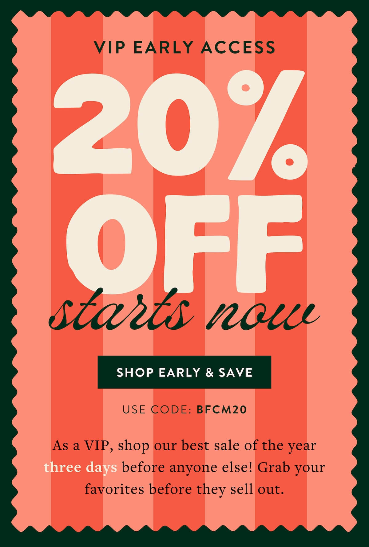 Shop Early