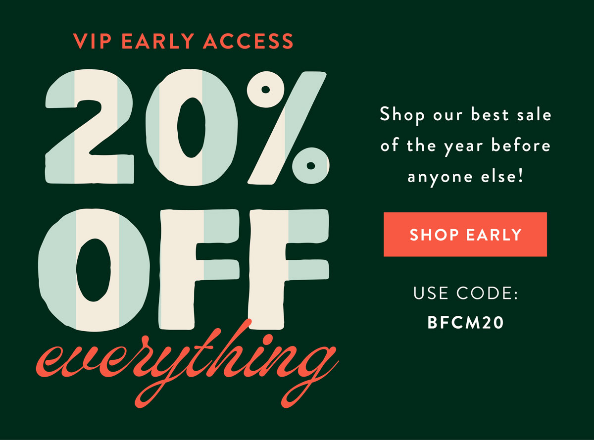 Shop Early