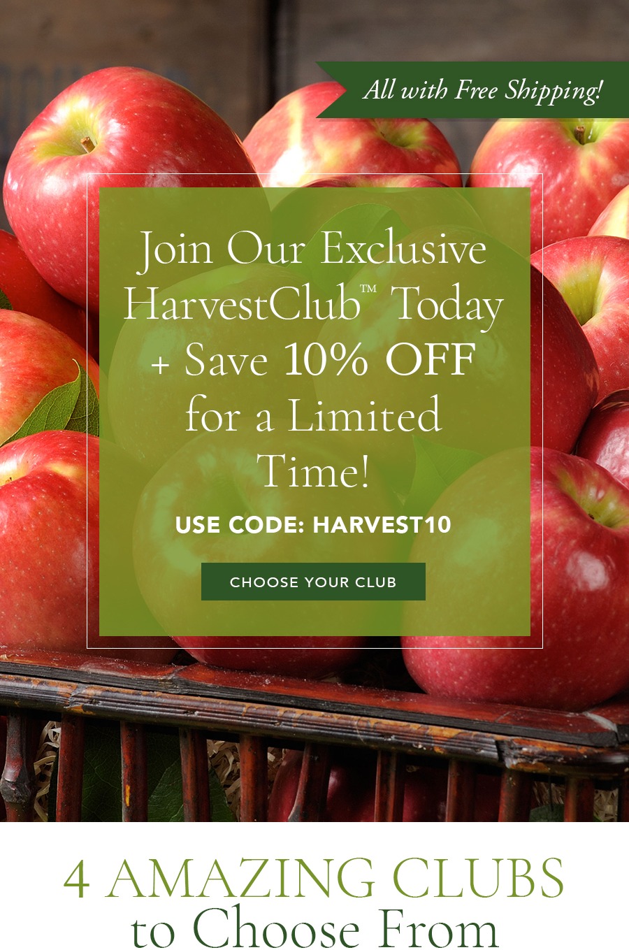 Save 10% OFF for a Limited Time! Use code: HARVEST10