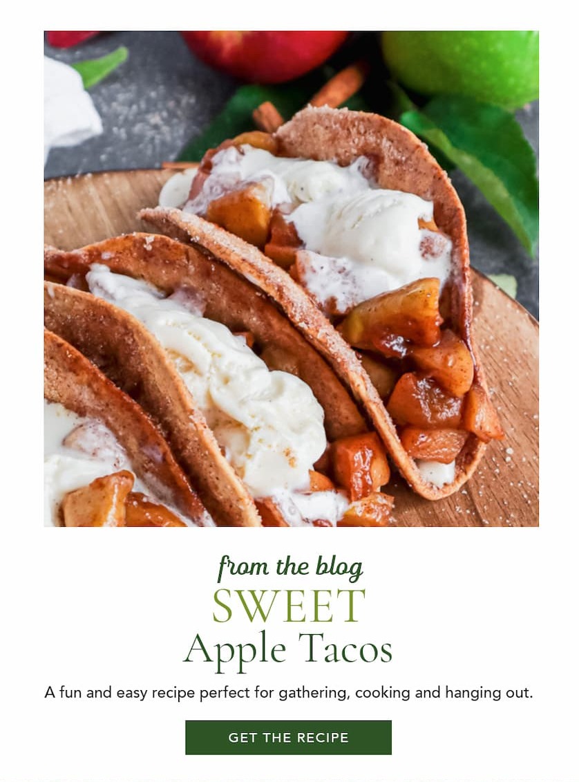 From the Blog - Sweet Apple Tacos!