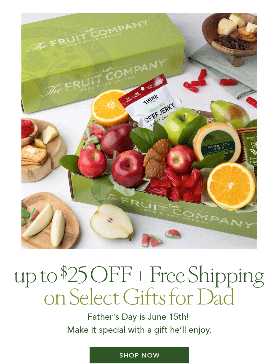 Up to $25 OFF + Free Shipping on Select Gifts for Dad!