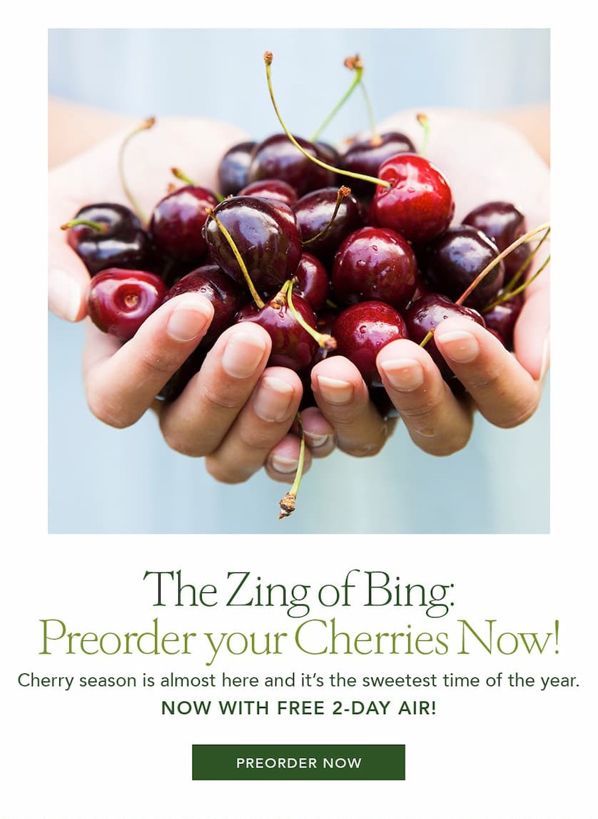 Preorder your Cherries Today!