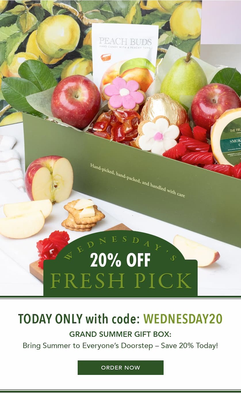 20% OFF our Grand Summer Gift Box - Today Only with code: WEDNESDAY20