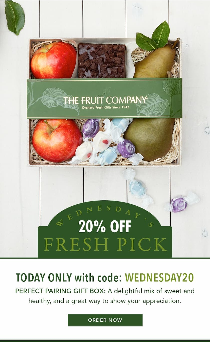 20% OFF on The Perfect Pairing Gift Box - Today Only with code: WEDNESDAY20