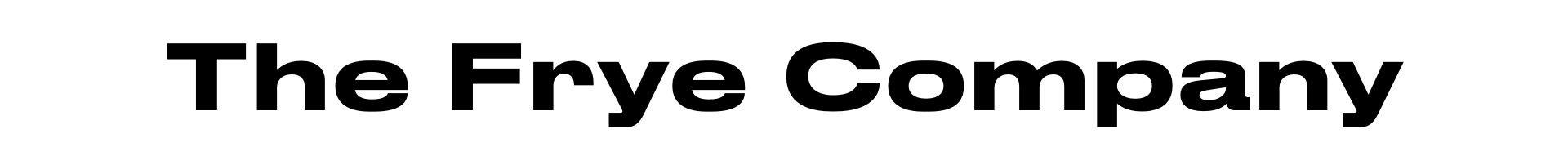 THE FRYE COMPANY THE FRYE COMPANY