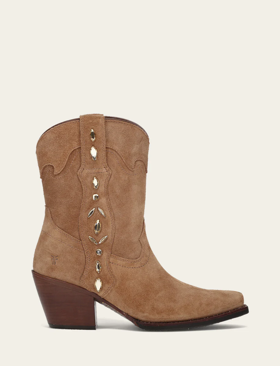 LAILA SHORT RHINSTONE ALMOND