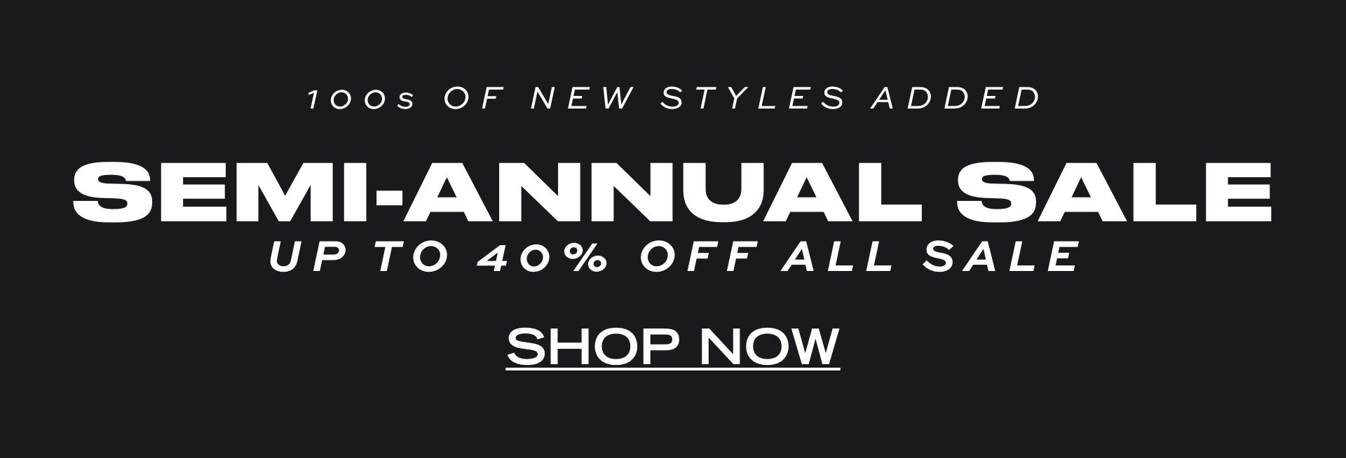 Semi Annual Sale
