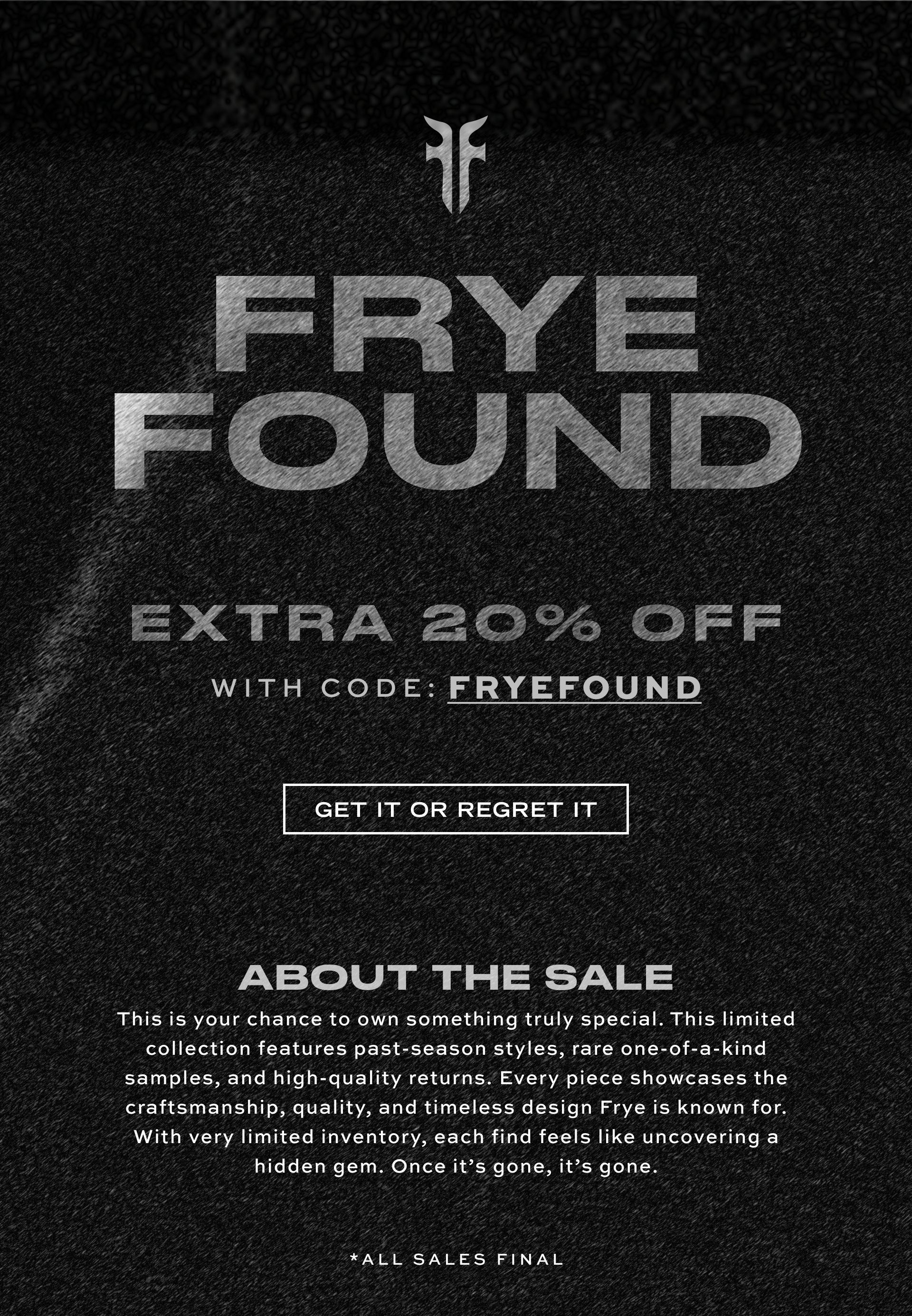EXTRA 20% OFF 