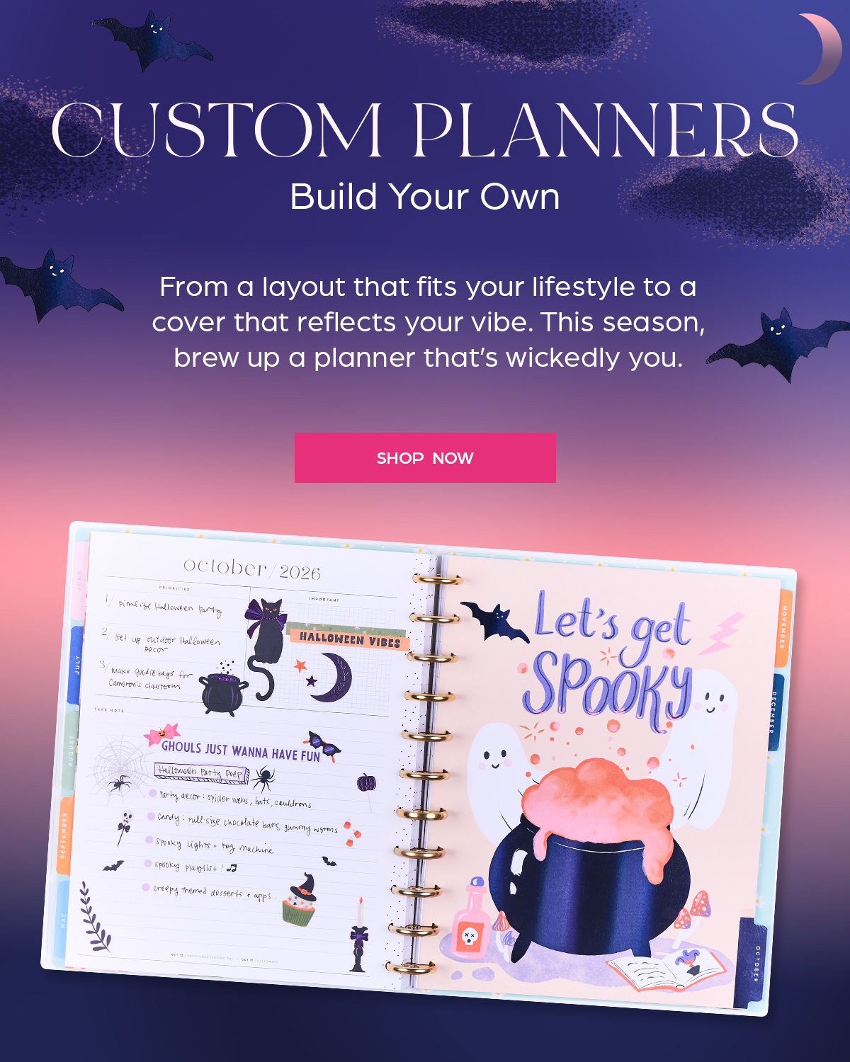 Custom Planners - Build Your Ow
