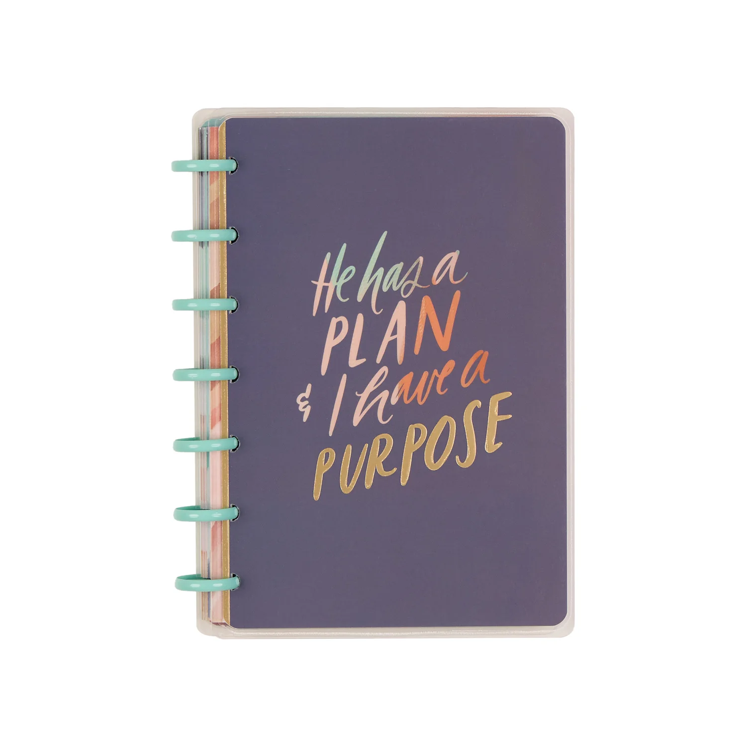 Image of Watercolor Grace Faith - Dotted Lined Mini Notebook - 60 Sheets