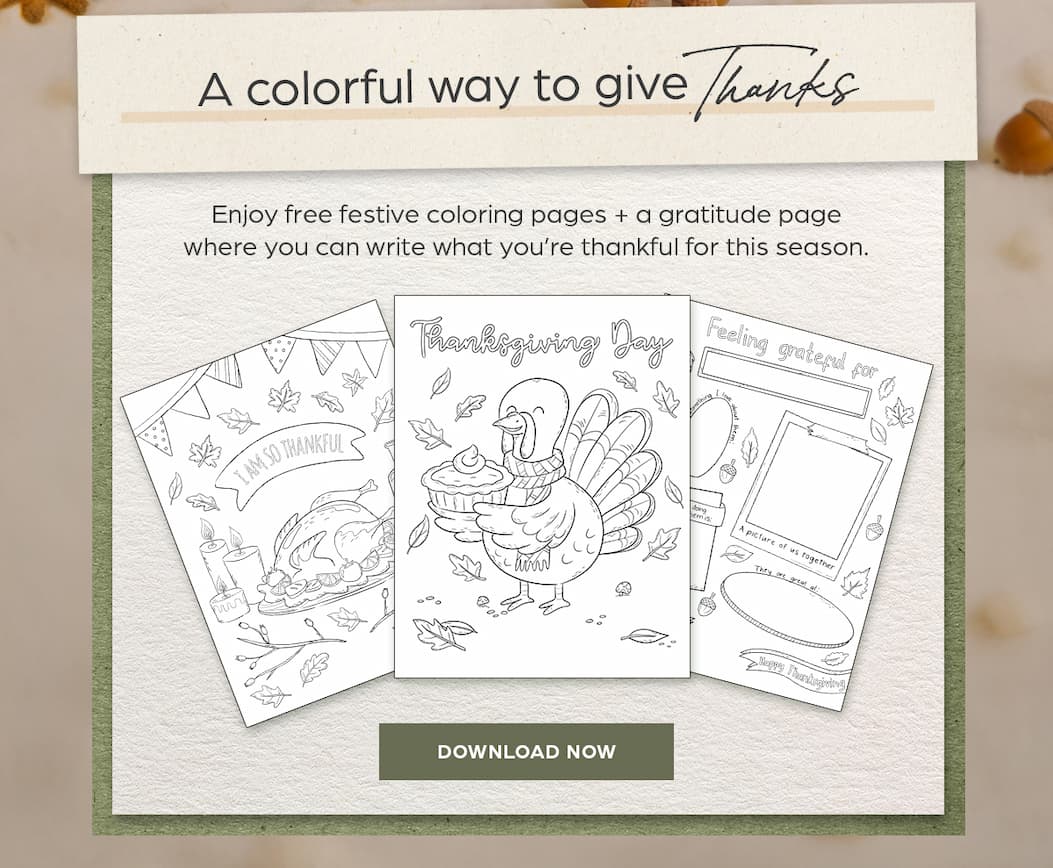A colorful way to give thanks! Download Coloring Pages