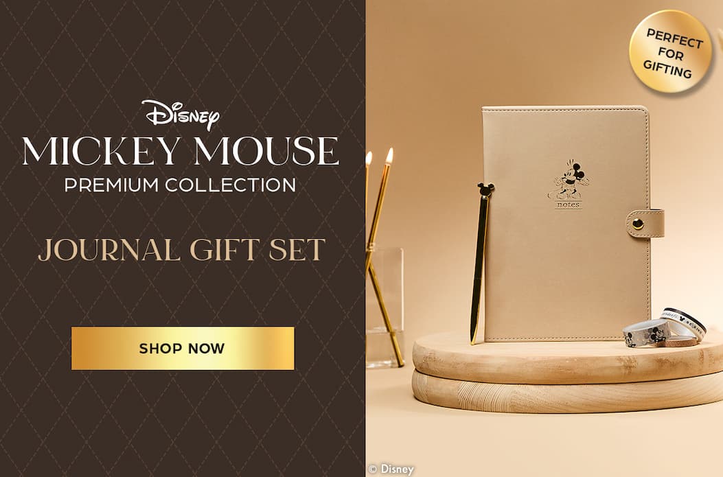 Disney Mickey Mouse Premium Collection Journal Gift Set