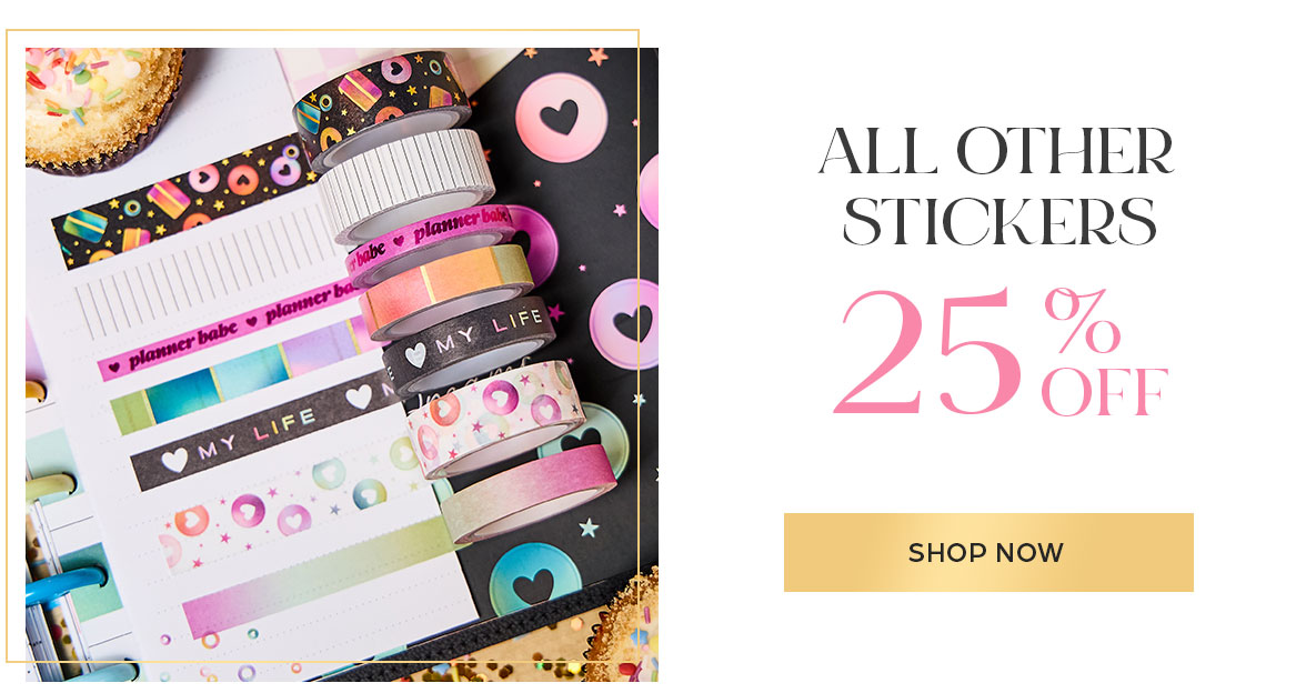 All other stickers 25% off