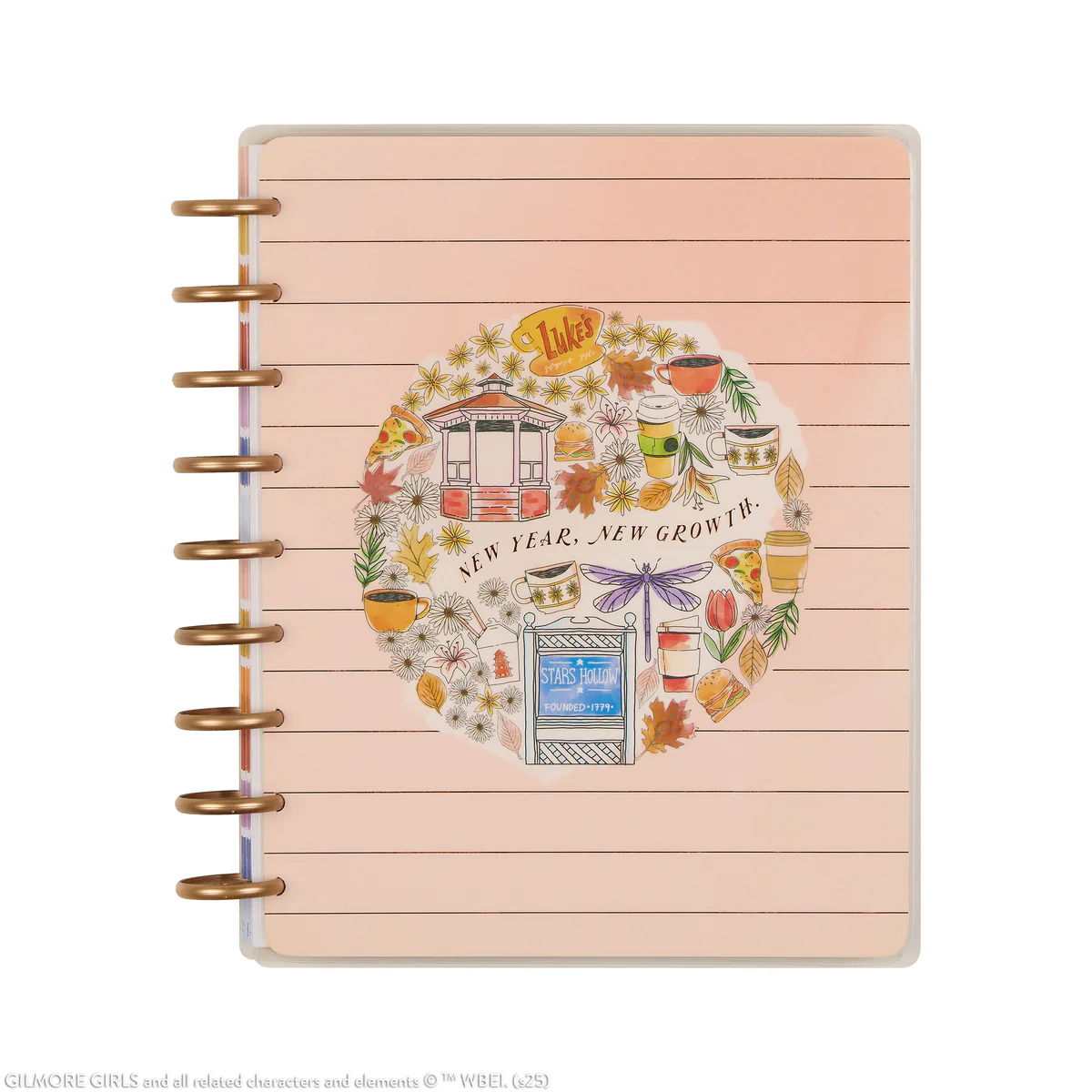 Image of Undated Gilmore Girls Customizable Planner - Classic Vertical Layout - 12 Months