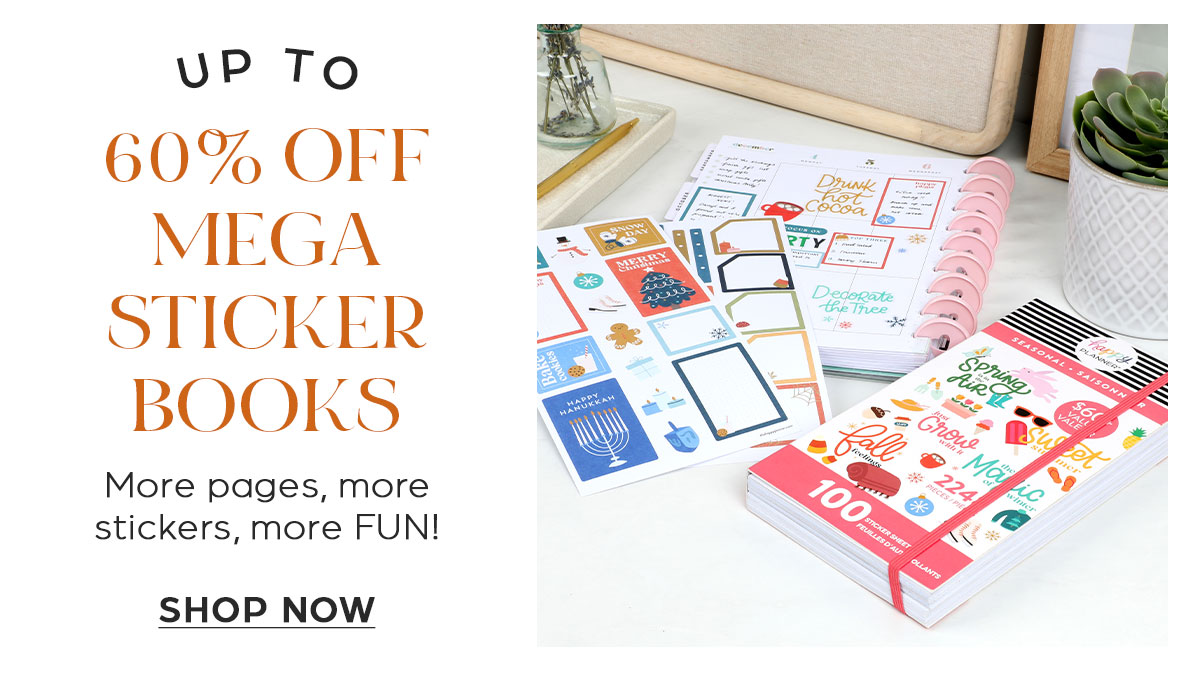 Up to 60% OFF Mega Sticker Books. Shop Now.