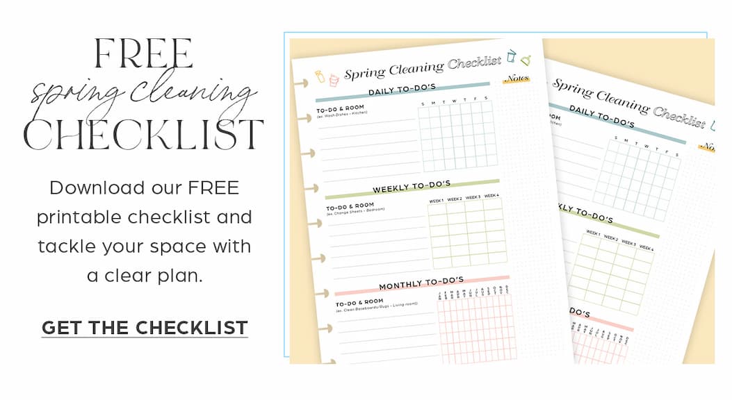 FREE Spring Cleaning Checklist
