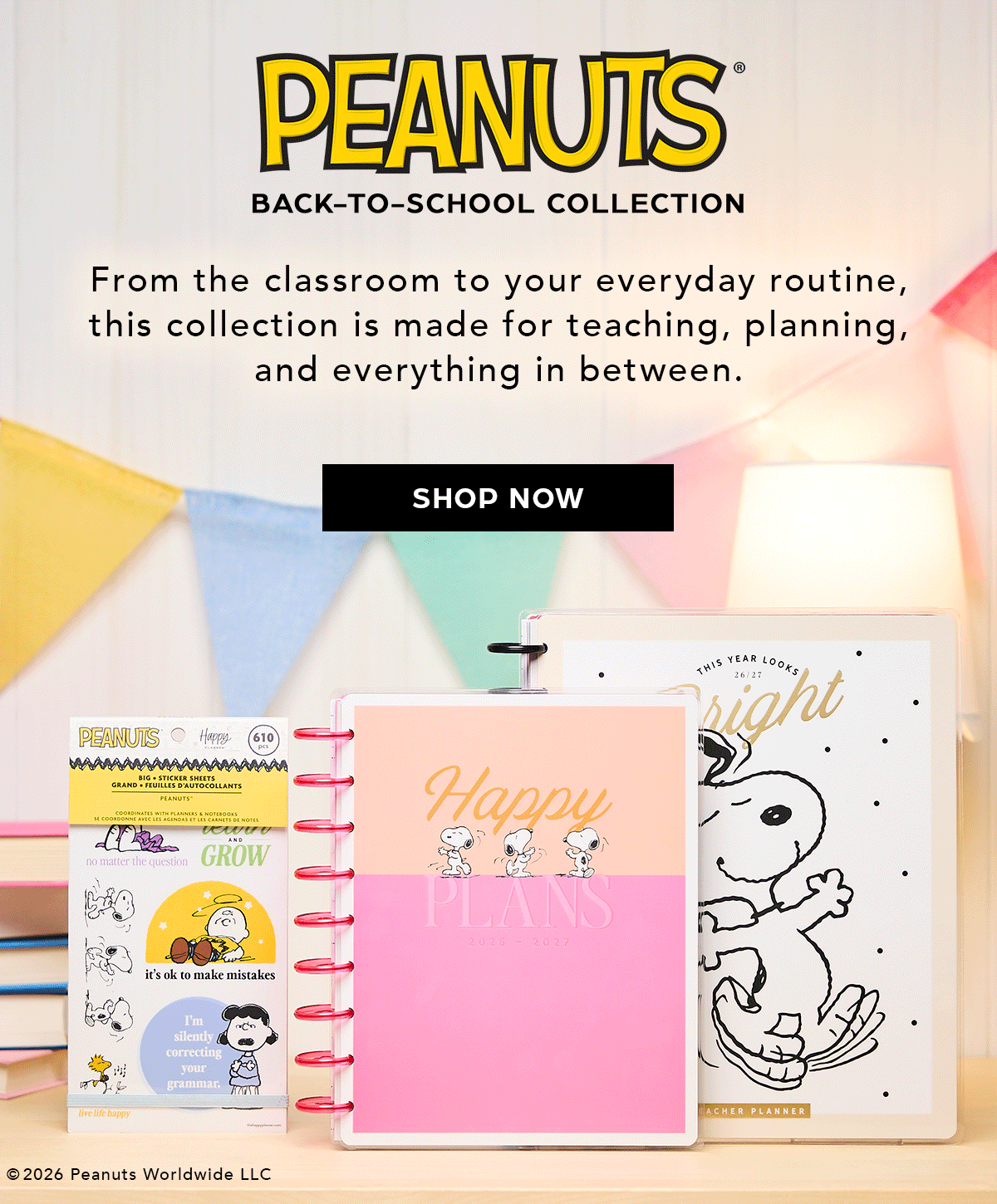 Peanuts Back-to-School Collection