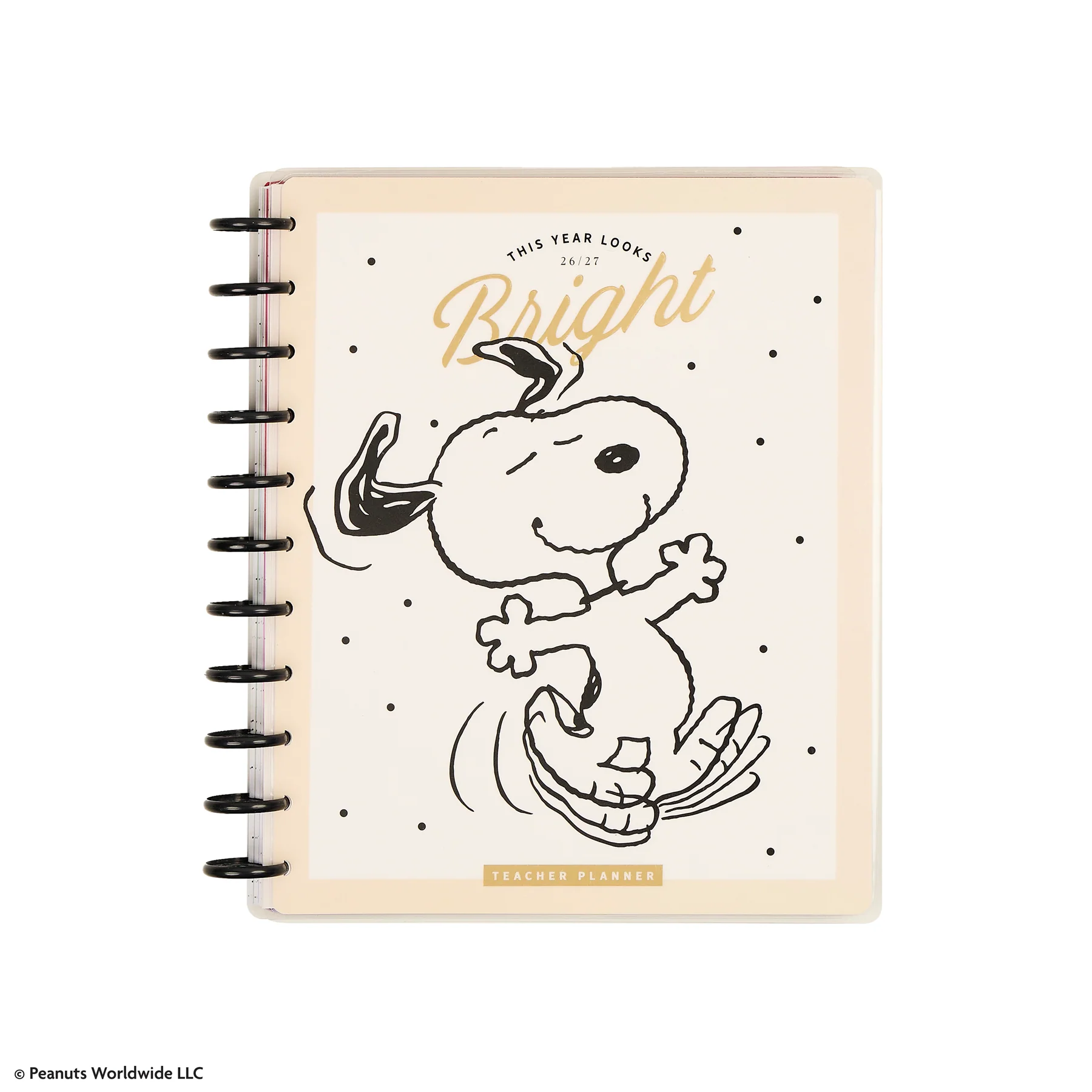 Image of 2026–2027 PEANUTS™ Customizable Teacher Planner - Big Teacher Layout - 12 Months