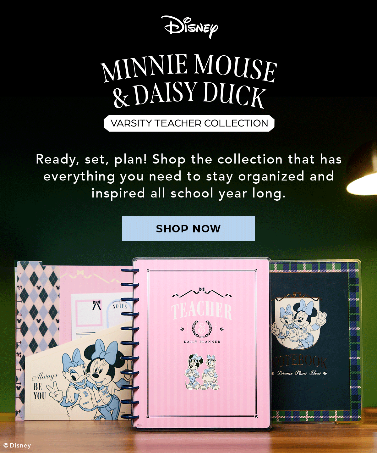 Disney Minnie Mouse & Daisy Duck Varsity Teacher Collection. Shop Now.