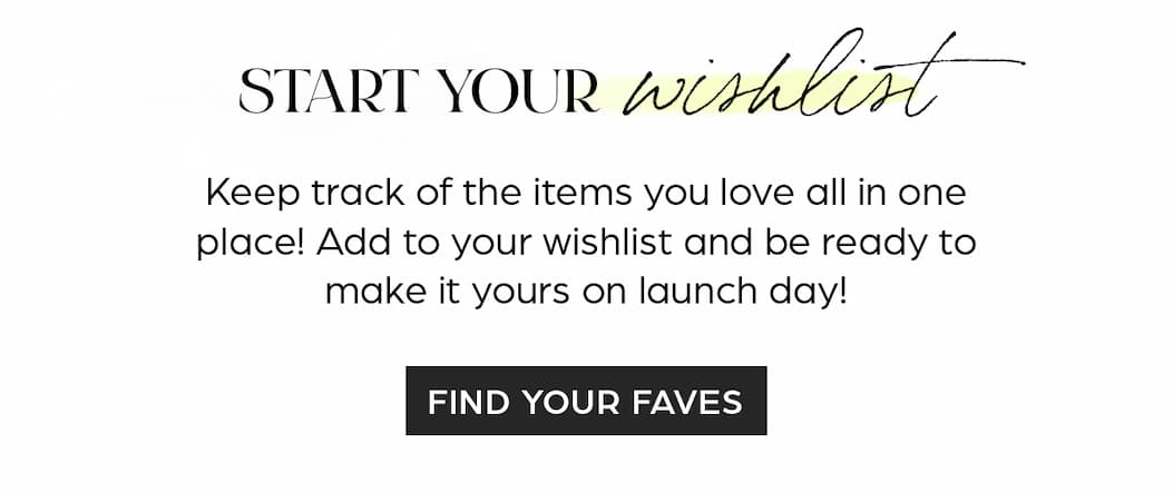 Start Your Wishlist