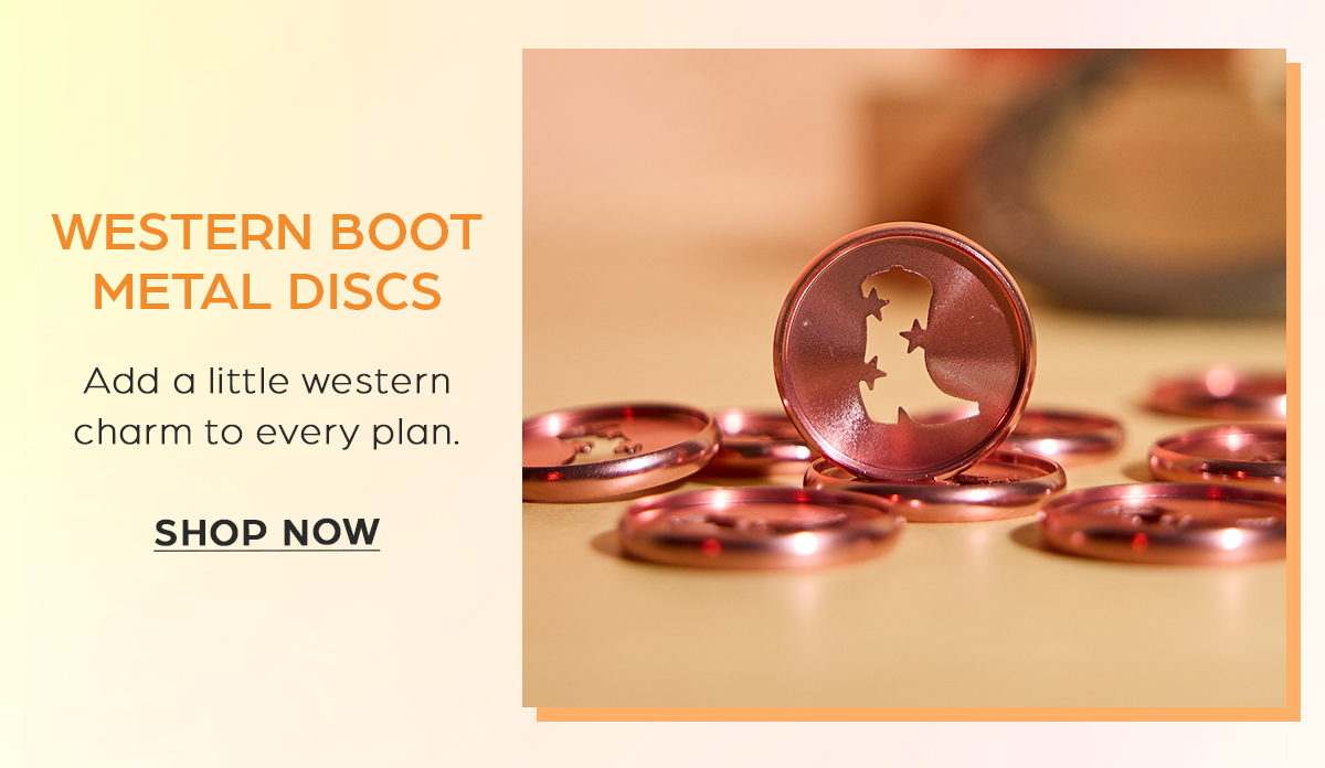 Western Boot Metal Disc - Shop Now