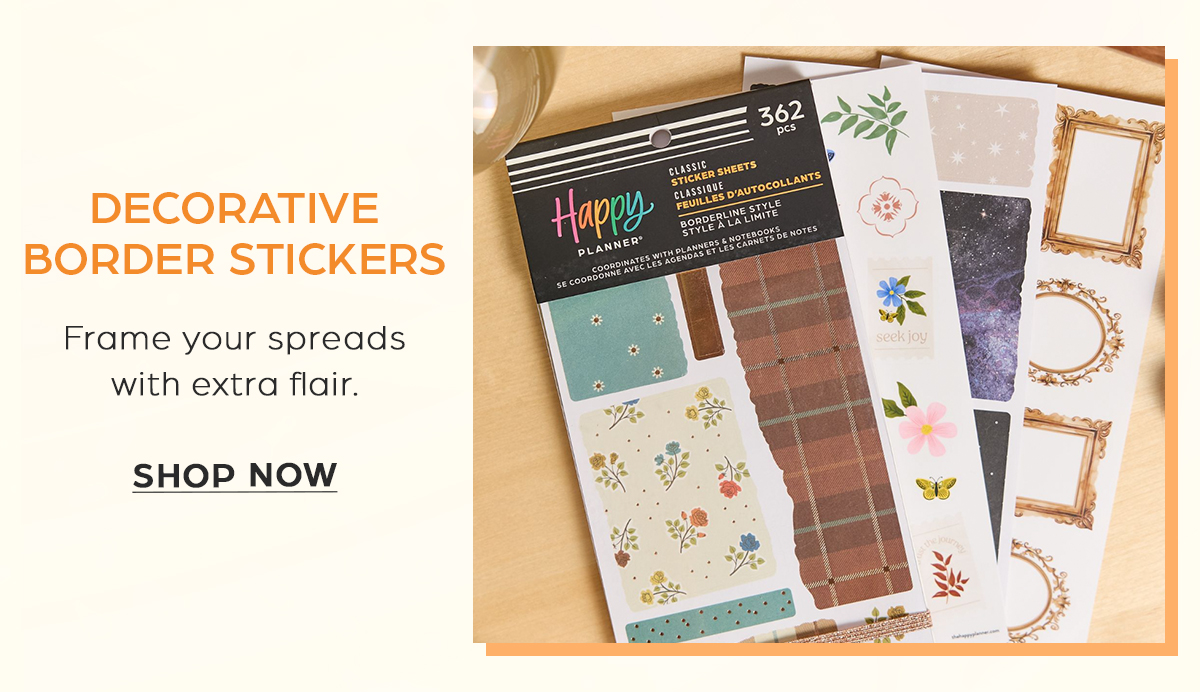 Decorative Border Stickers - Shop Now